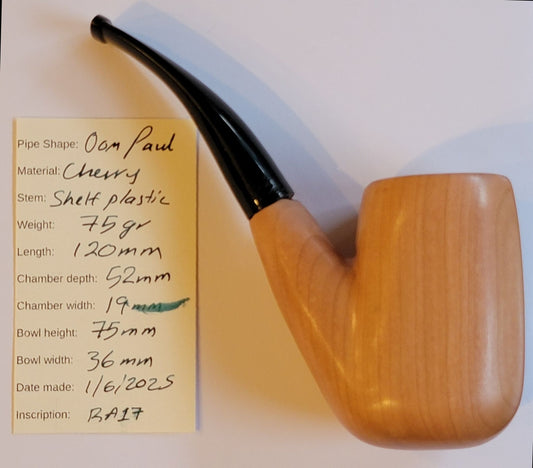 Oom Paul cherry pipe