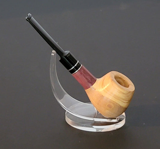Olive Wood and Katalox Apple with Straight Stem (RA36)