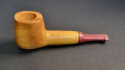 Nose warmer Osage with purpleheart (wood) stem (RA03)