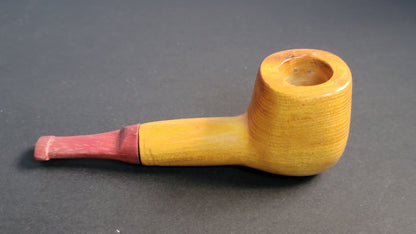 Nose warmer Osage with purpleheart (wood) stem (RA03)