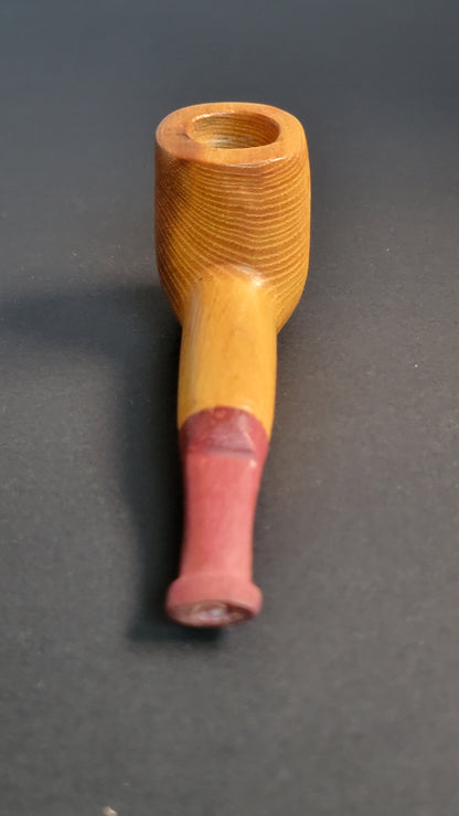 Nose warmer Osage with purpleheart (wood) stem (RA03)