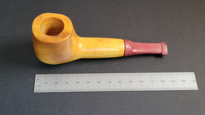 Nose warmer Osage with purpleheart (wood) stem (RA03)