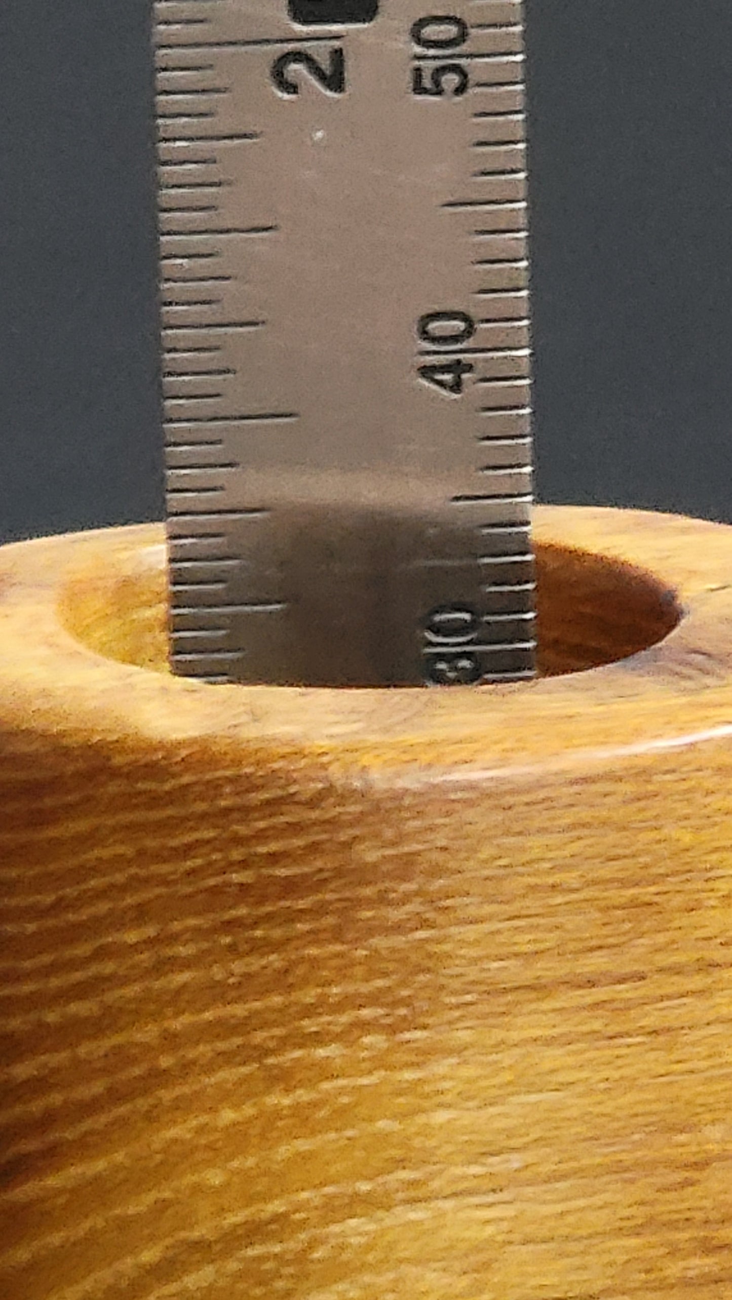 Nose warmer Osage orange with purpleheart stem