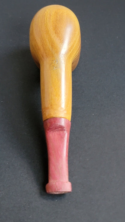Nose warmer Osage with purpleheart (wood) stem (RA03)