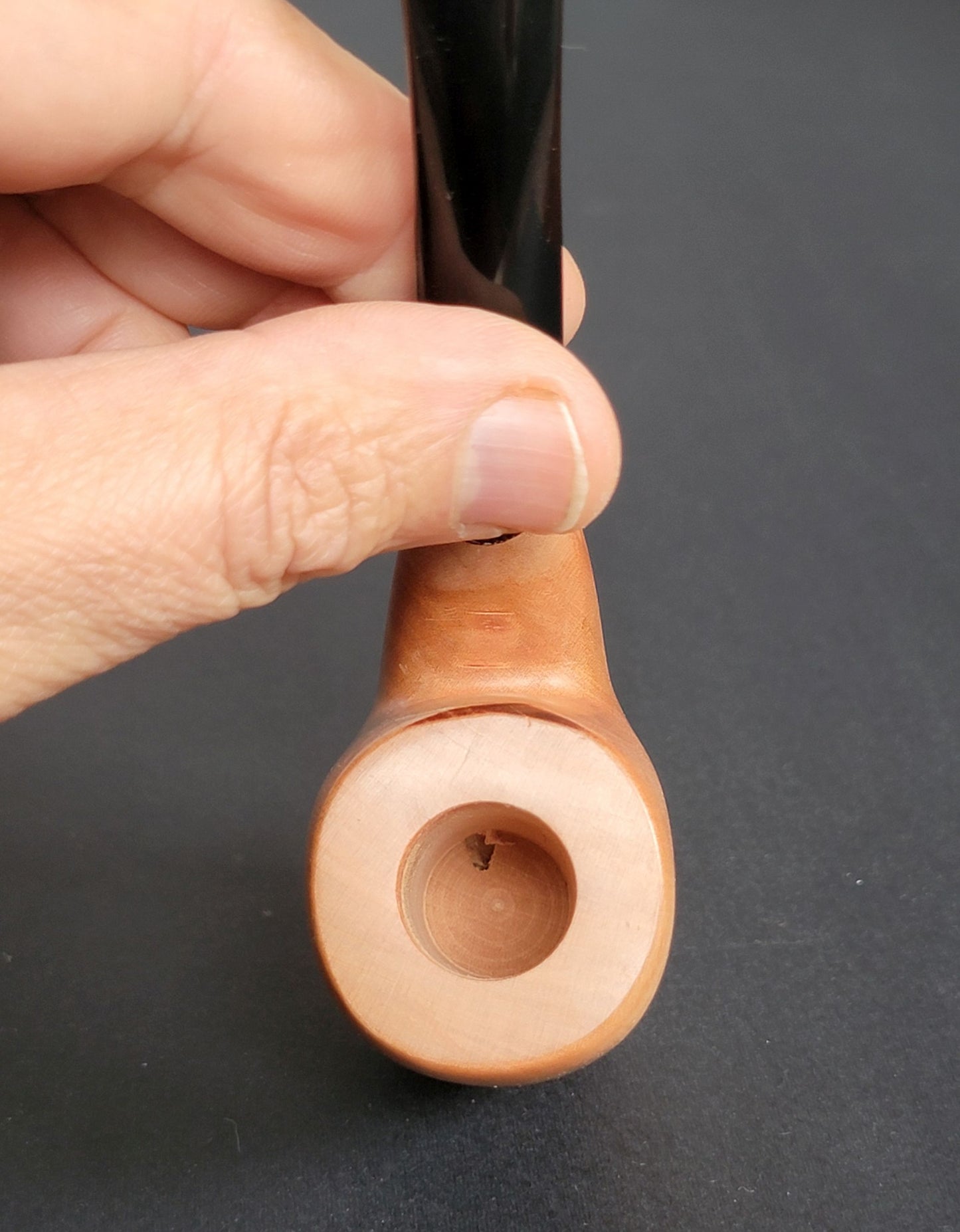 Oom Paul cherry pipe