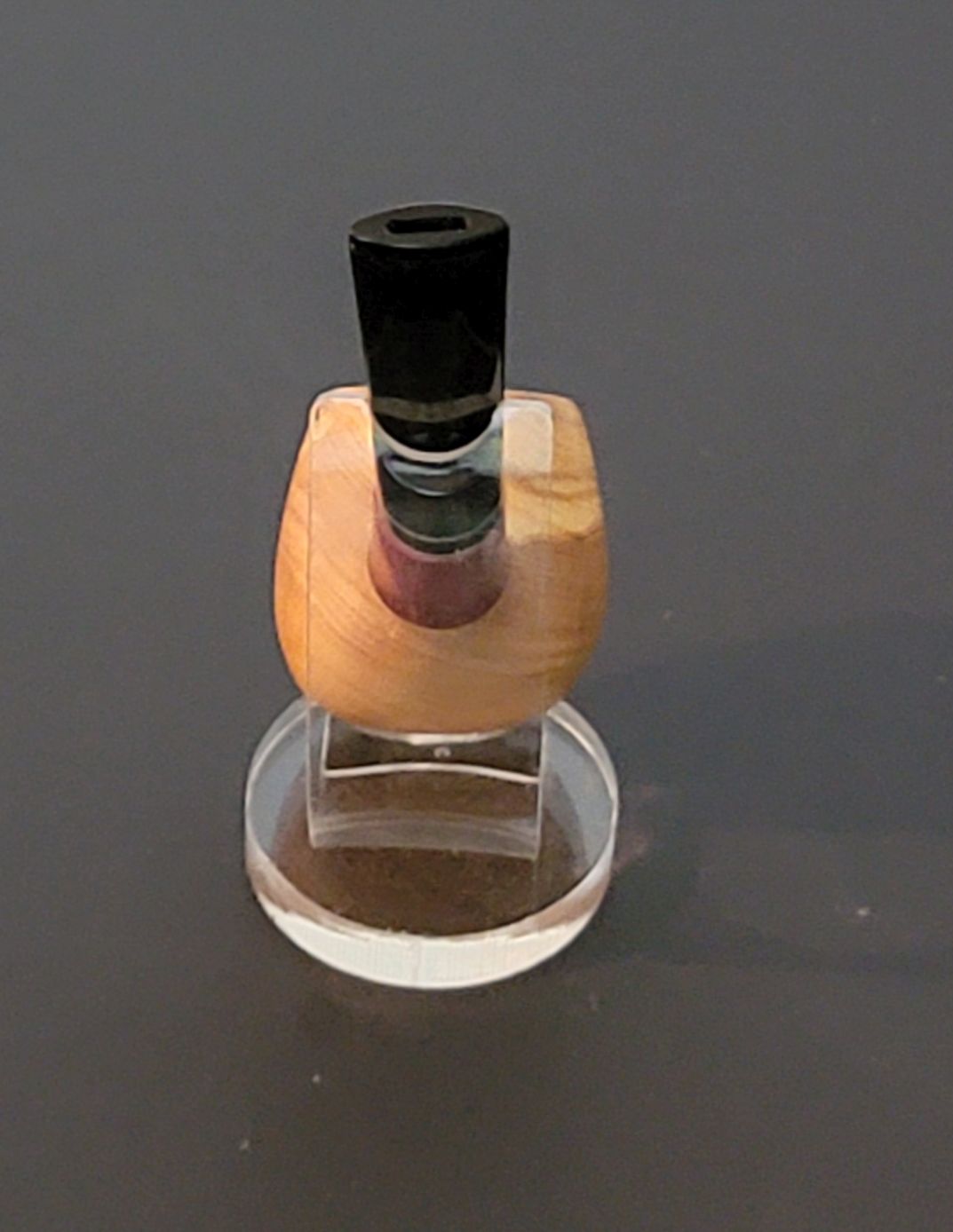 Olive Wood and Katalox Apple with Straight Stem (RA36)
