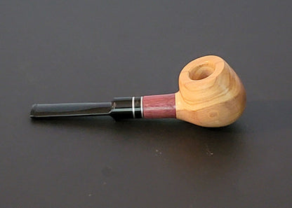 Olive Wood and Katalox Apple with Straight Stem (RA36)