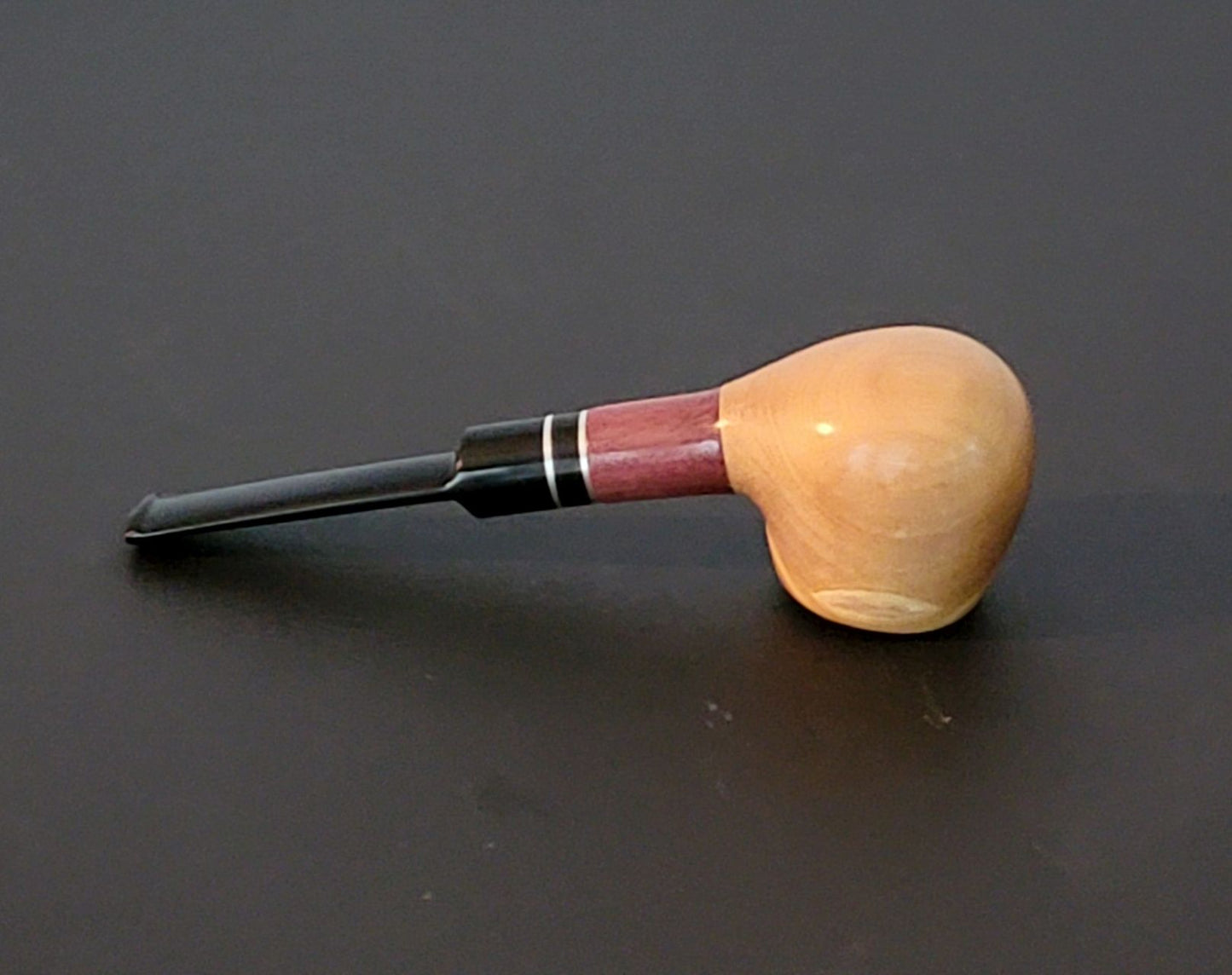 Olive Wood and Katalox Apple with Straight Stem (RA36)