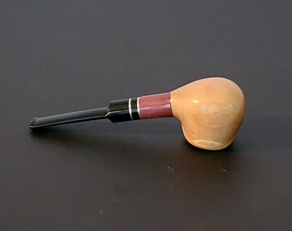 Olive Wood and Katalox Apple with Straight Stem (RA36)