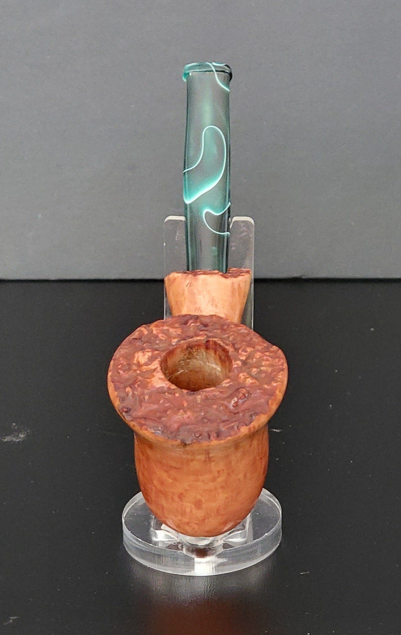 "Chantrelle" Briar Pipe with custom acrylic stem (RA40)
