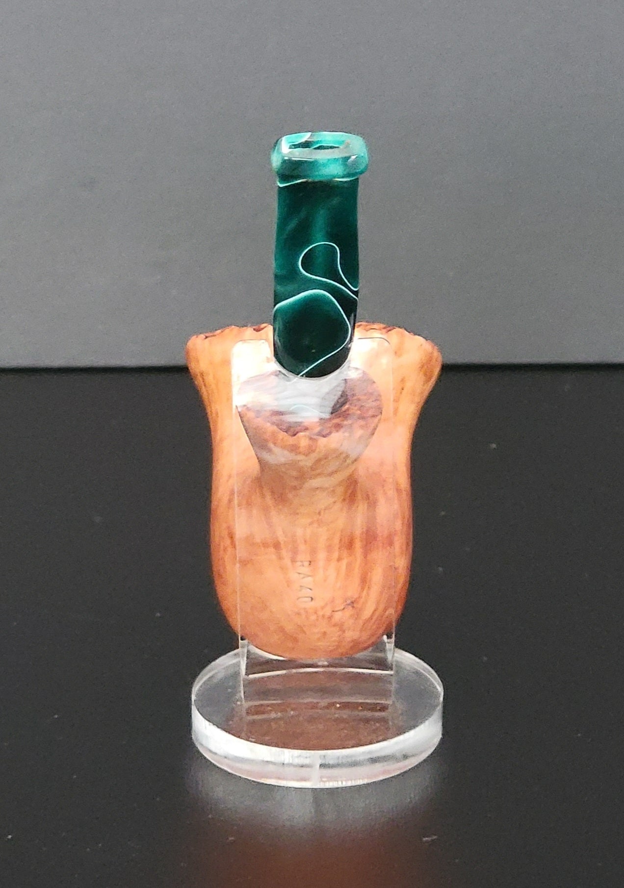 "Chantrelle" Briar Pipe with custom acrylic stem (RA40)