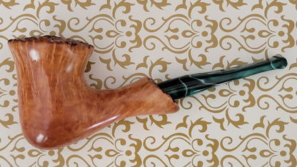 "Chantrelle" Briar Pipe with custom acrylic stem (RA40)