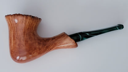 "Chantrelle" Briar Pipe with custom acrylic stem (RA40)