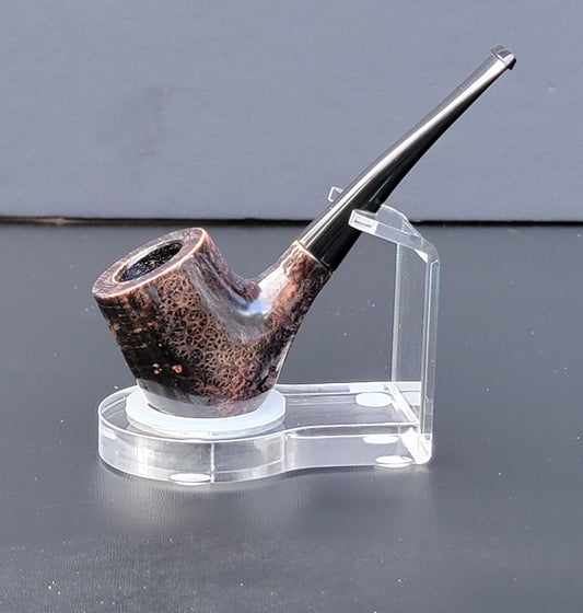Ebonized Briar Bent Billiard (RA42)