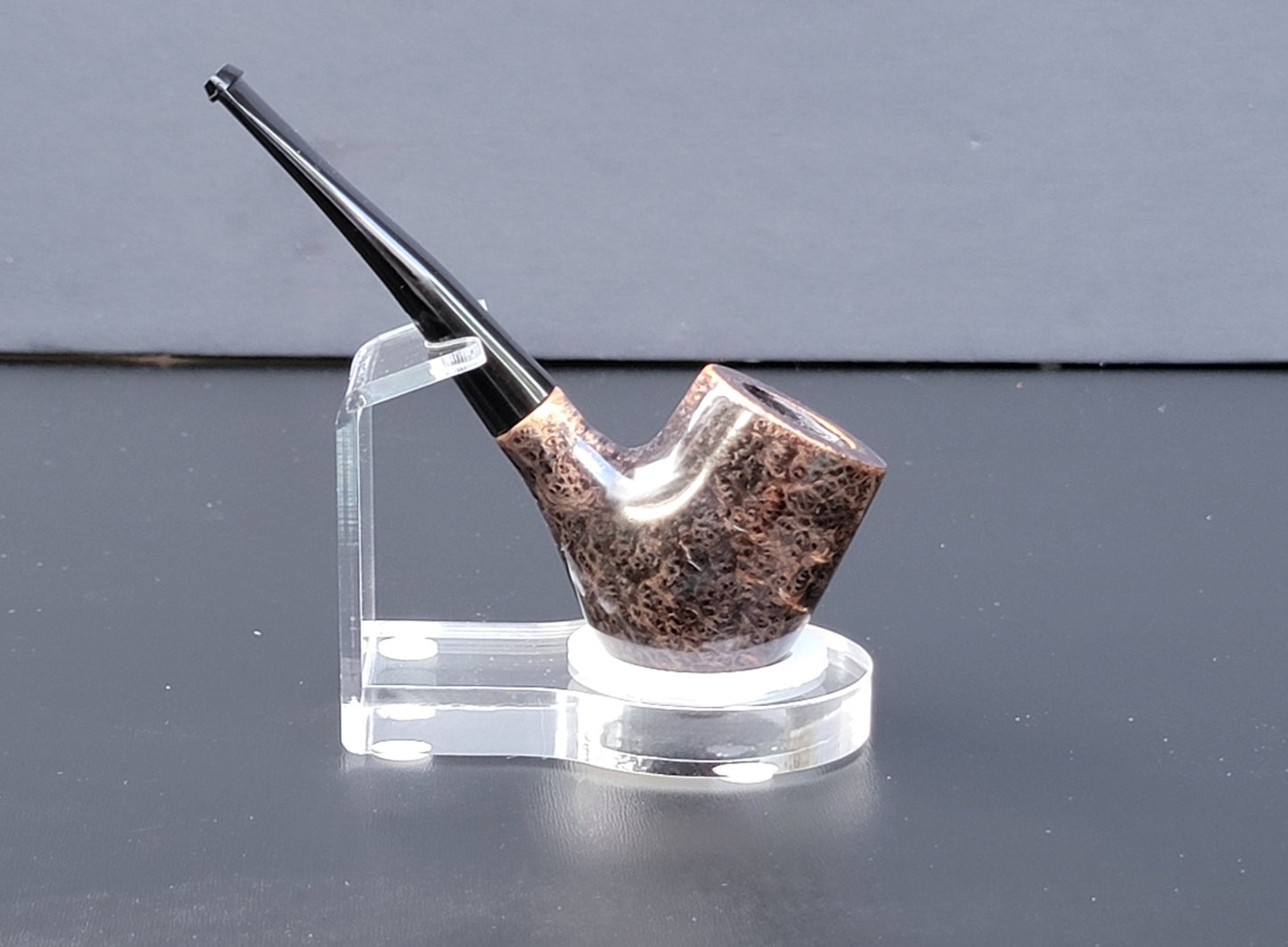 Ebonized Briar Bent Billiard (RA42)