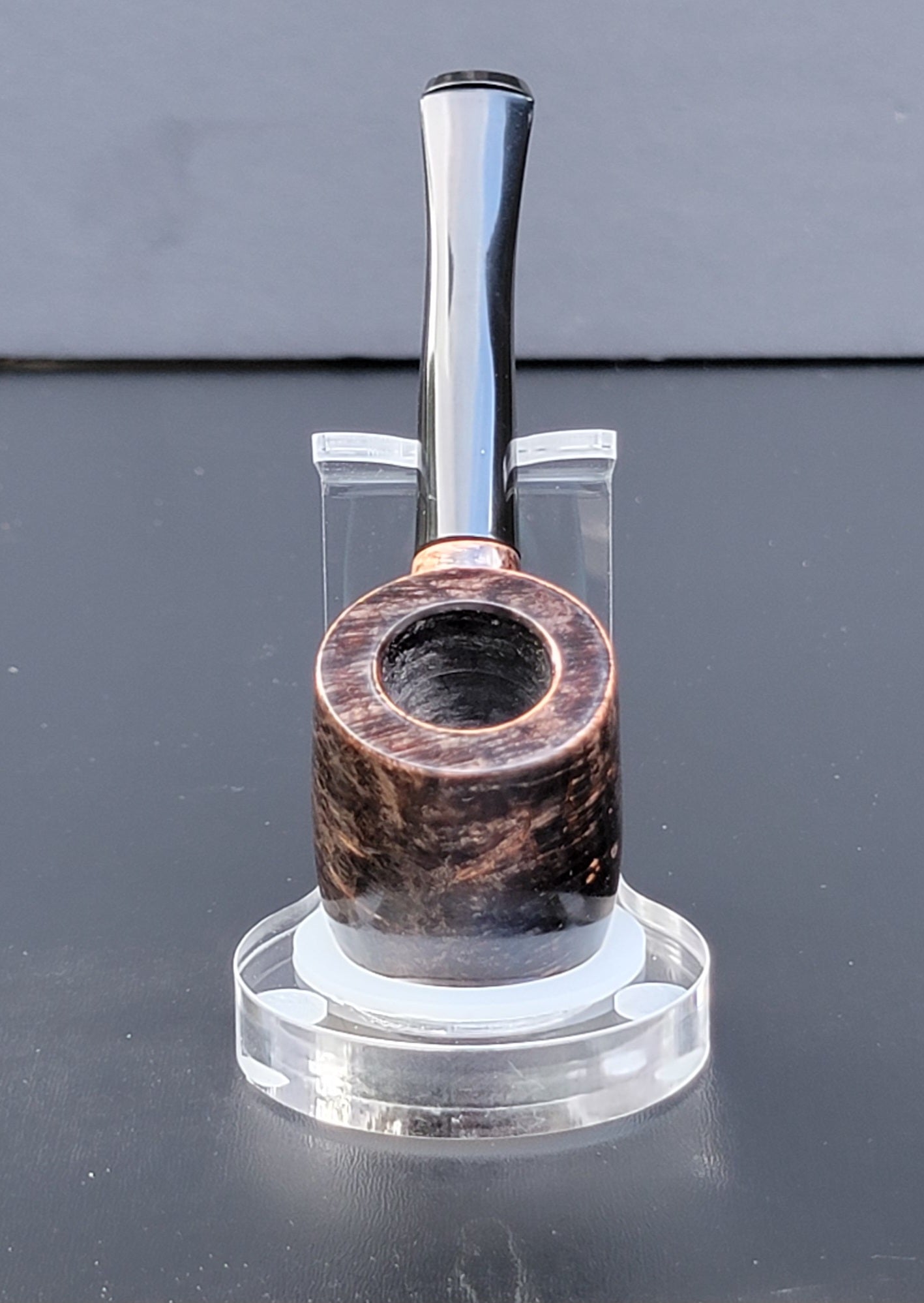 Ebonized Briar Bent Billiard (RA42)