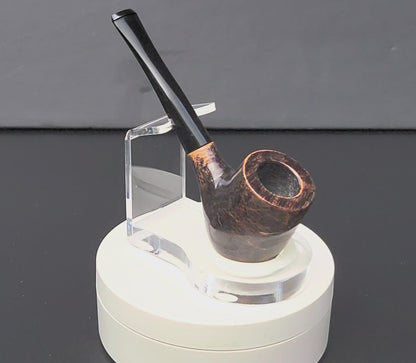 Ebonized Briar Bent Billiard (RA42)